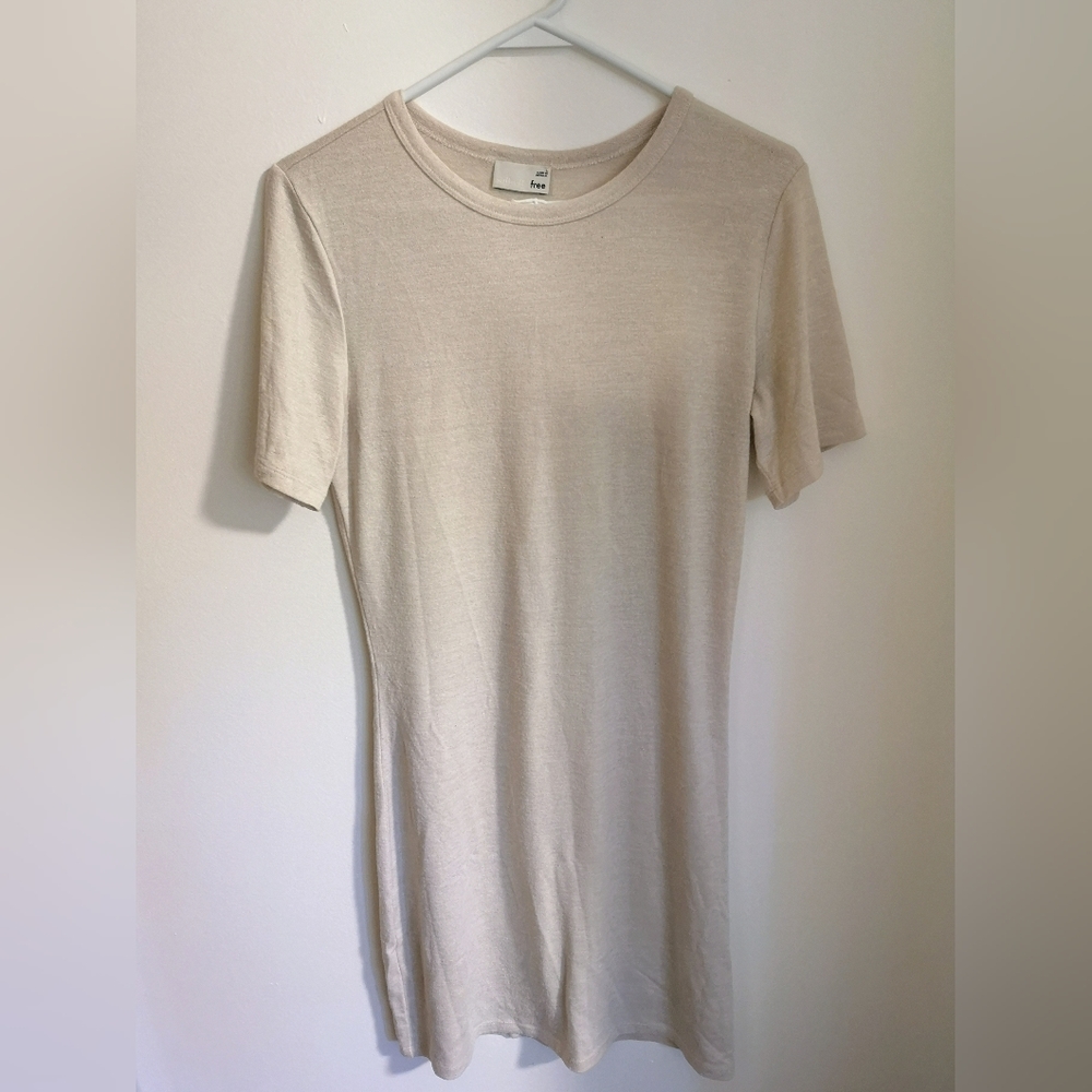 Aritzia Beige Midi Dress